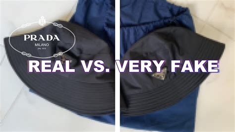 how to spot a fake prada bucket hat|prada bucket hats true.